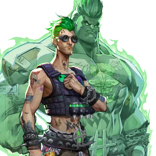 Hulk — Punk Rage skin