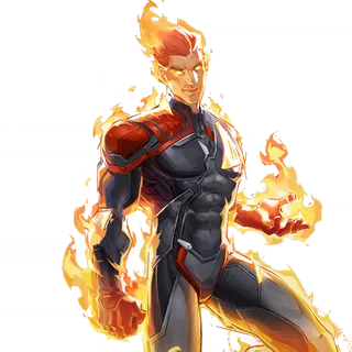 Human Torch — Blood Blaze skin