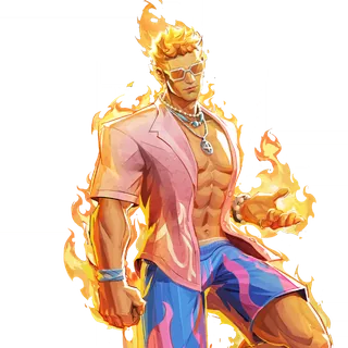Human Torch — SUNNY SIZZLER skin