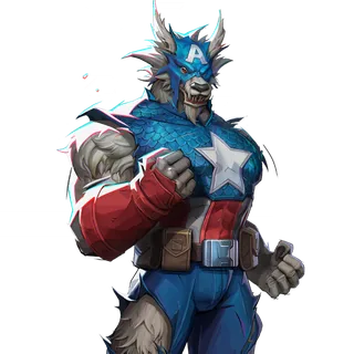 Captain America — Capwolf skin