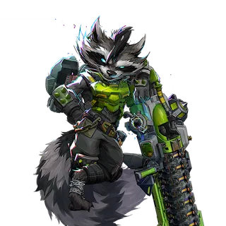 Rocket Raccoon — Rocky skin