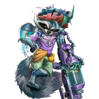 Rocket Raccoon — Bluebell Breeze skin