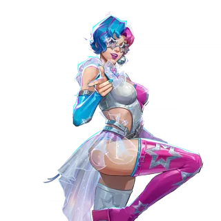 Luna Snow — DISCO POP skin