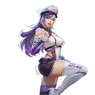 Luna Snow — PURPLE PULSE skin