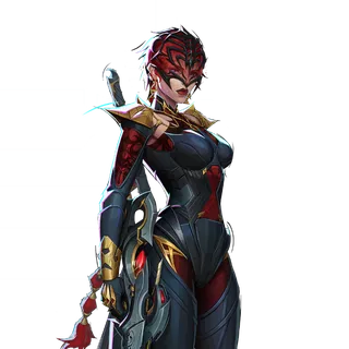 Black Widow — Red Runway Veil skin