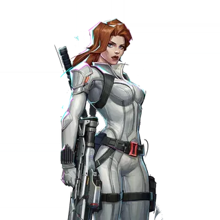 Black Widow — White Suit skin