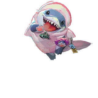 Jeff The Land Shark — Incognito Dolphin skin
