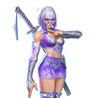 Psylocke — AMETHYST AURA skin