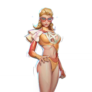 Invisible Woman — Tangerine Tint skin