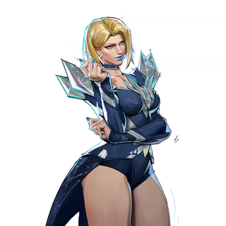 Emma Frost — Blue Sapphire skin