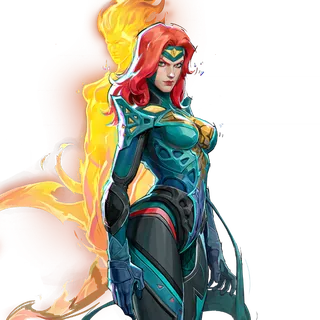 Phoenix — Emerald Flames skin